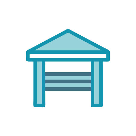 Carport Design Graphic Icon Representationのイラスト素材