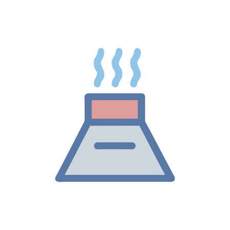 Dynamic Chimney Graphic Illustrationのイラスト素材