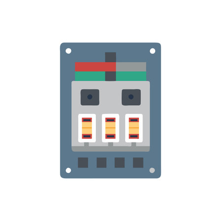 Dynamic Circuit Breaker Box Graphic for Home Useのイラスト素材
