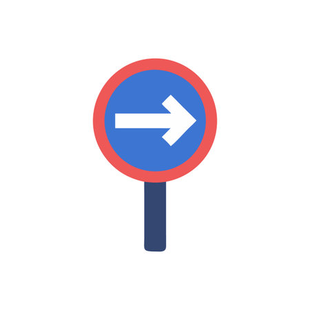 Stylish Detour Sign Graphic for Safe Navigationのイラスト素材