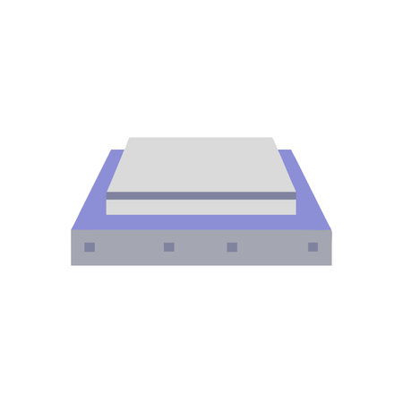 Dynamic Concrete Slab Graphic for Construction Tasksのイラスト素材