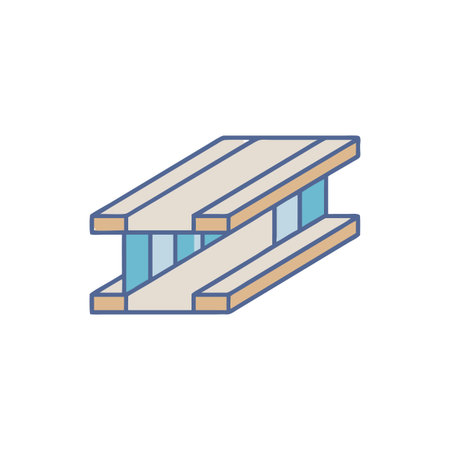 Deck Joist Design for Support and Stabilityのイラスト素材