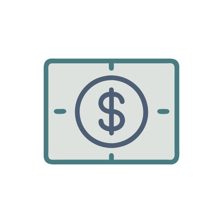 Stylish Dollar Sign Graphic for Financial Applicationsのイラスト素材