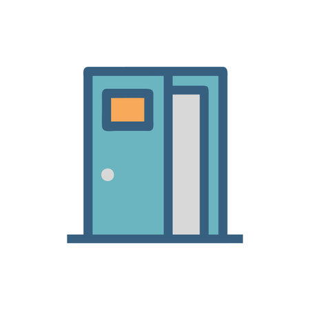 Door Design for Modern Home Architectureのイラスト素材