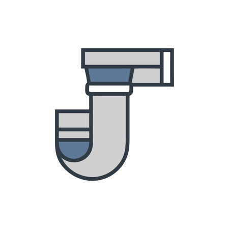 Downpipe Outlet Design for Water Managementのイラスト素材