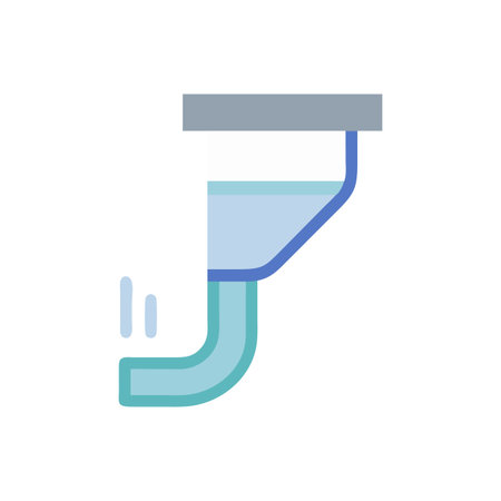 Downspout Design for Rainwater Drainageのイラスト素材