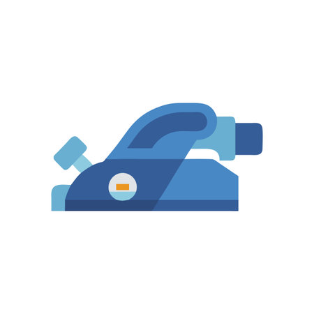 Stylish Electric Planer Graphic for Carpentryのイラスト素材