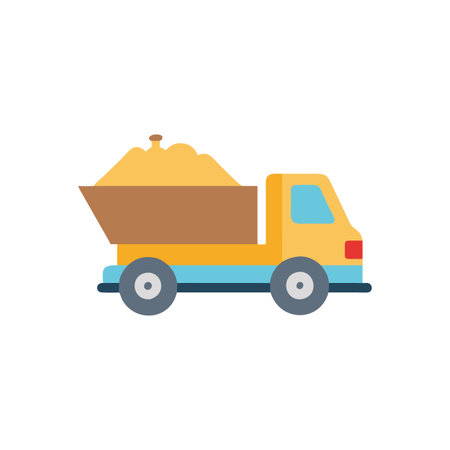 Creative Dump Hopper Illustration for Efficient Disposalのイラスト素材