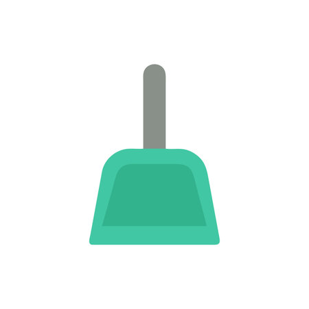 Creative Dustpan Illustration for Effective Cleanupのイラスト素材
