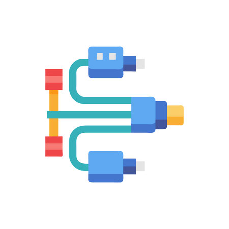 Creative Electrical Conduit Illustration for Safetyのイラスト素材