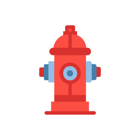 Functional Fire Hydrant for Emergency Servicesのイラスト素材