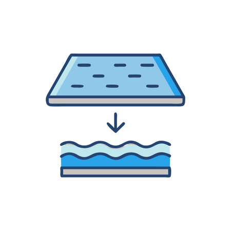 Cozy Floating Floor Icon for Comfortのイラスト素材