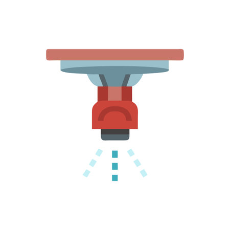 Fire Sprinkler Head Design for Safetyのイラスト素材