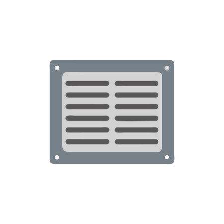 Modern Floor Vent Grille Design for Spacesのイラスト素材