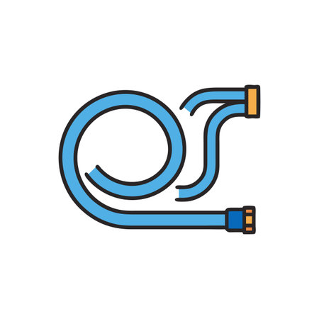 Innovative Flexible Pipe Design for Plumbingのイラスト素材