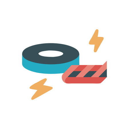 Highly Visible Flashing Tape for Signalingのイラスト素材