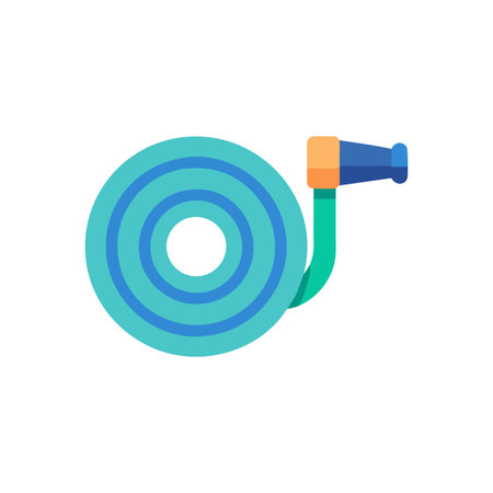 Durable Garden Hose for Easy Irrigationのイラスト素材