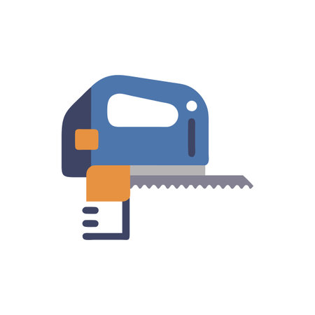 Sharp Jigsaw Blade for Precision Cuttingのイラスト素材