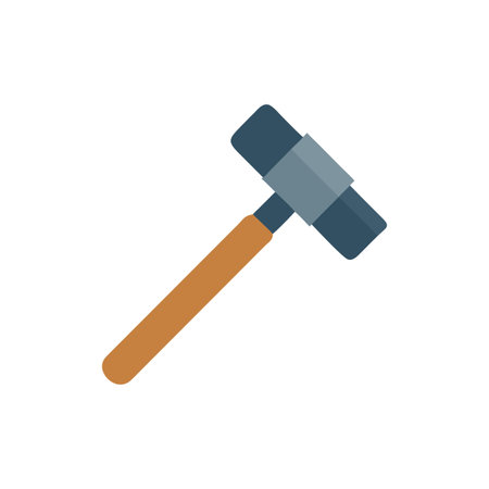 Stylish Masonry Hammer Icon Designのイラスト素材