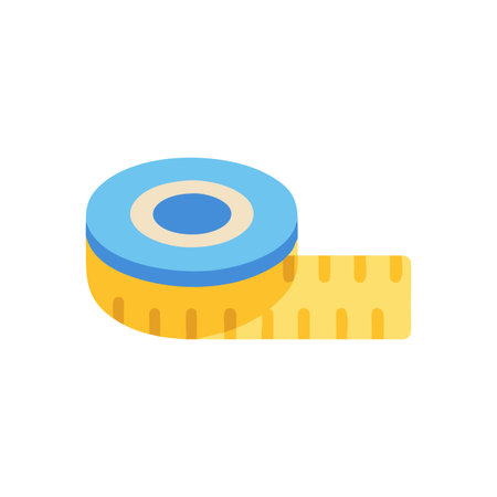 Professional Measuring Tape Symbol Designのイラスト素材