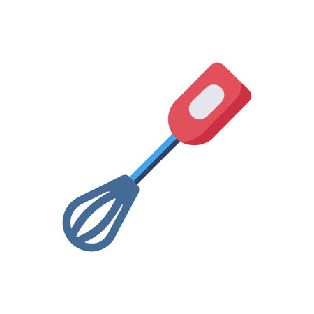 Stylish Mixing Paddle Icon Illustrationのイラスト素材