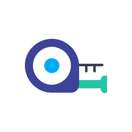 Dynamic Measuring Wheel Icon Illustrationのイラスト素材