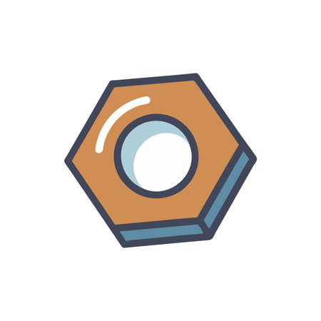 Modern Nut Tool Graphic Illustrationのイラスト素材