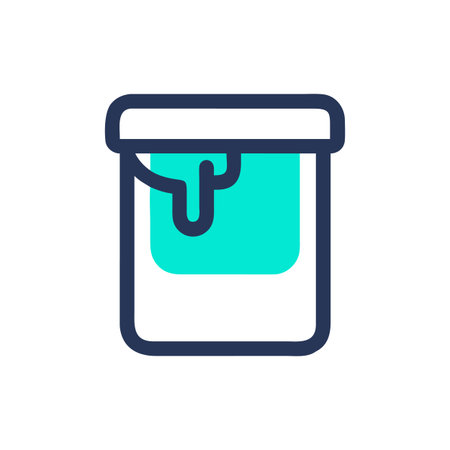 Stylish Paint Can Graphic Illustrationのイラスト素材