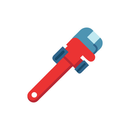 Modern Pipe Wrench Icon Representationのイラスト素材
