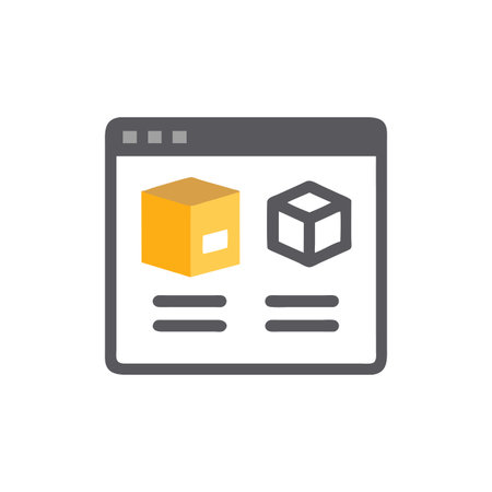 Organized Product Category Icon for Online Stores
