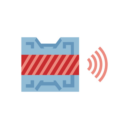 Stylish Noise Barrier Graphic Illustrationのイラスト素材