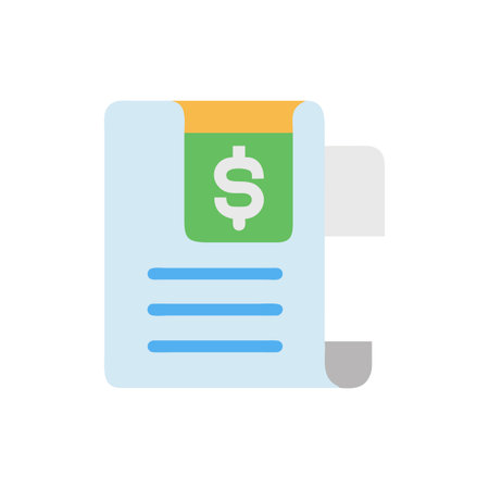 Stylish Payment Invoice Icon Designのイラスト素材