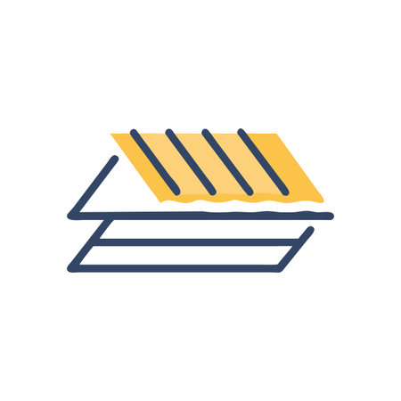 Icon of Roofing Membrane for Waterproofingのイラスト素材