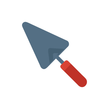 Elegant Pointing Trowel Icon Designのイラスト素材