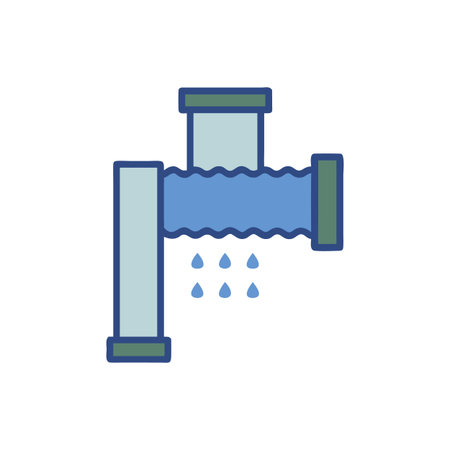 Detailed Rainwater Diverter Icon for Systemsのイラスト素材