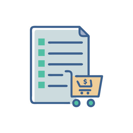 Essential Purchase Order Symbol for Retailのイラスト素材