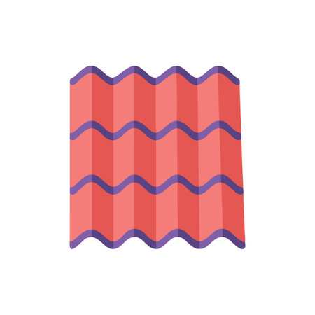 Roof Tile Spacer Design for Accurate Placementのイラスト素材