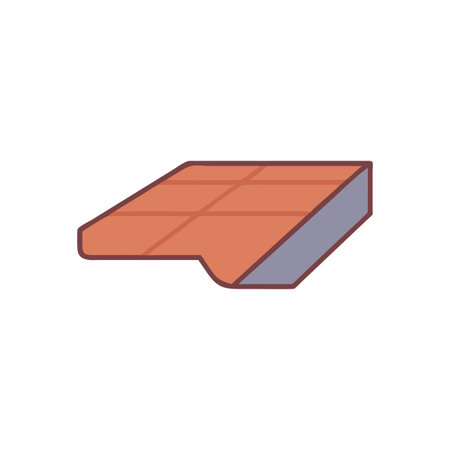 Icon of Ridge Cap Tile for Stabilityのイラスト素材