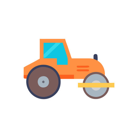 Icon of Roller Compactor for Engineering Applicationsのイラスト素材