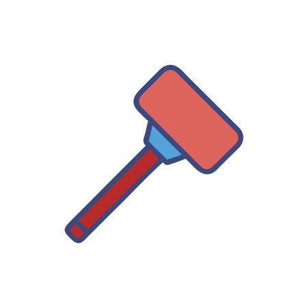 Rubber Mallet Design for Precision Impactのイラスト素材