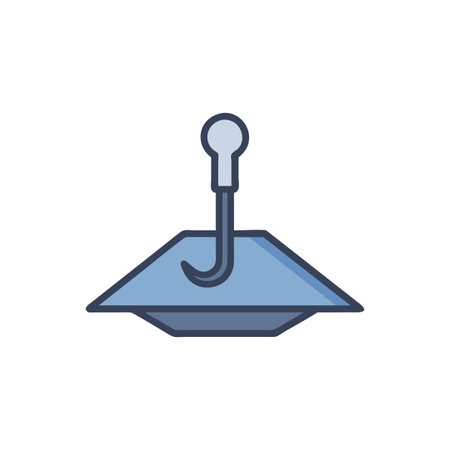 Roof Anchor Icon for Safety Equipmentのイラスト素材