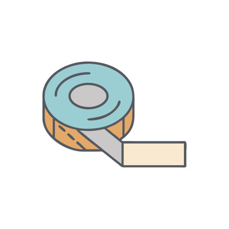 Repair Tape Symbol for Roofing Solutionsのイラスト素材