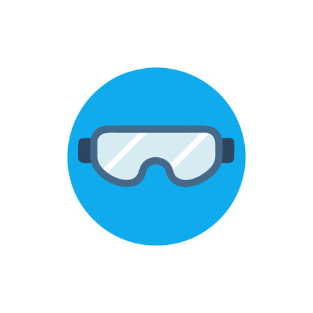 Eye Protection Goggles Symbol for Safetyのイラスト素材