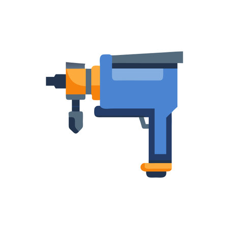 Icon of Roofing Nailer for Fastening Efficiencyのイラスト素材