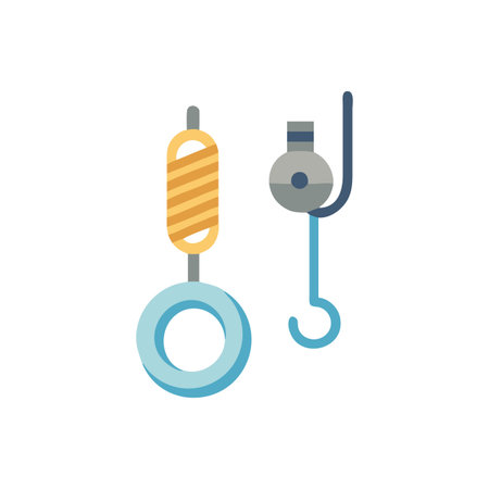 Rope Pulley Design for Mechanical Advantageのイラスト素材