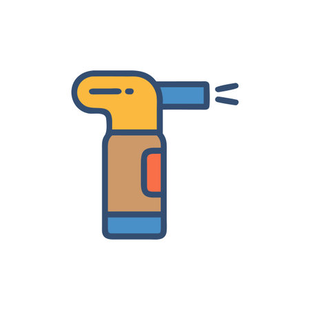 Creative Cutting Torch Illustration for Welding Techniquesのイラスト素材