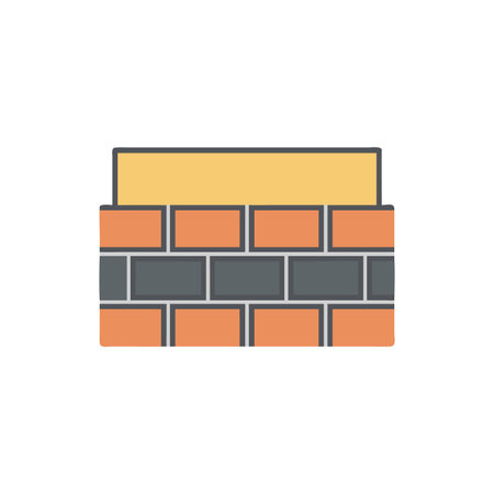 Modern Paver Block Icon Representationのイラスト素材