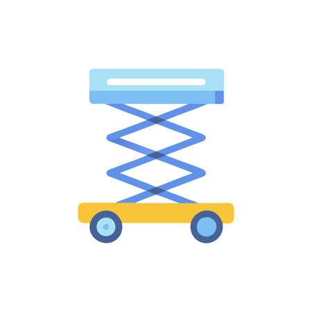Scissor Lift Design for Efficient Accessのイラスト素材