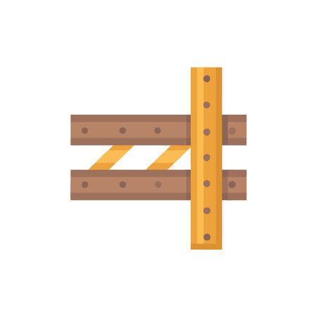 Construction Plank Symbol for Scaffoldingのイラスト素材
