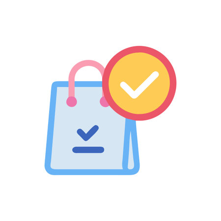 Order Confirmation Symbol for E-commerceのイラスト素材